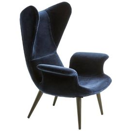 China Modern Longwave Armchair Diesel with Moroso high leather lounge high back chair supplier