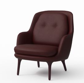 China Ro Lounge Velvet Chair hotel lobby armchair fabric leather chair supplier