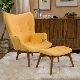 China Decorative Armchairs Leisure Lounge Bear Chair Leather Contour Chair and Ottoman supplier