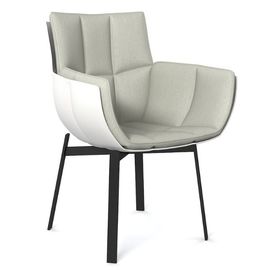 China Modern latest fiberglass Leisure Bar Husk Dining Chair office Arm Chair supplier