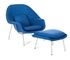 Modern Fiberglass Womb Chair Fabric Rocking Lounger Chair supplier