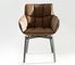 Modern latest fiberglass Leisure Bar Husk Dining Chair office Arm Chair supplier