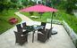Hotel Furniture PE Rattan chair Outdoor garden wicker chairs and table supplier