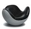Designer Fiberglass Shell Leather Lounge Leisure Placentero Ball Chair supplier