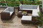 Leisure Aluminium Outdoor Garden wicker chair PE Rattan patio Backyard Sofa sets supplier