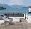 Leisure Aluminium PE Rattan patio Backyard Sofa sets wicker Outdoor Garden sofa furniture supplier