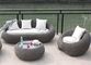 Leisure Aluminium PE Rattan Wicker furniture Outdoor Garden Backyard Sofa sets wicker Patio sofa supplier