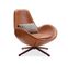 Northern Europe style new design living room leisure egg chair indoor bedroom cafes iron upholster and iron leg supplier