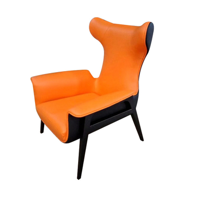 China Modern Design Dining Room Furniture high back Leather Arm Chair Luxury Accent Chair supplier
