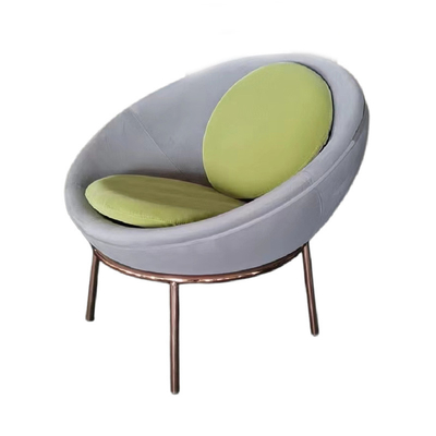 China Modern bowl chair Nordic leather sofa egg chair shell living room ball leisure lounge chair supplier