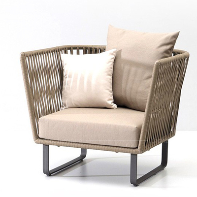 China New design outdoor furniture customized garden patio sofa set rope leisure sofa set supplier