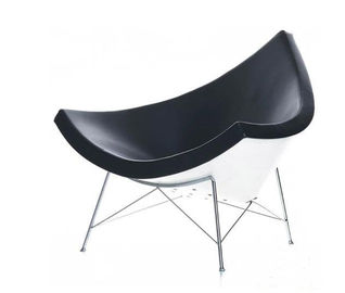 China Hot sale scandinavia design fiberglass leather coconut chair reception chairs supplier