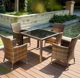 China Hotel Furniture PE Rattan chair Outdoor garden wicker chairs and table supplier