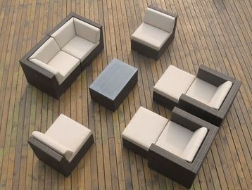 China PE Rattan wicker patio sofa sets Hot design Outdoor garden Furniture supplier