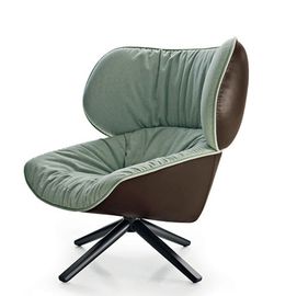 China Recliner Italian Designer Classic Modern Luxury Fiberglass Upholstered PU Leisure Tabano Chair supplier