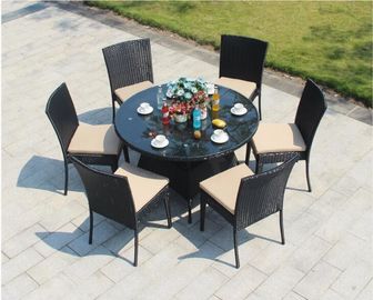 China PE Rattan wicker chair Hotel Aluminium Outdoor Garden Patio chair and table supplier