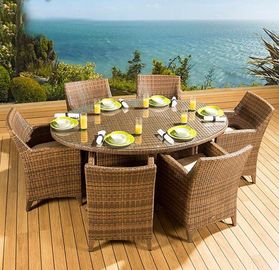 China All weather Aluminium PE Rattan chairs Hotel Outdoor Garden Patio chair and table supplier