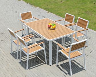 China New design Aluminium Polywood chairs and table Hotel Outdoor Garden Patio chair supplier