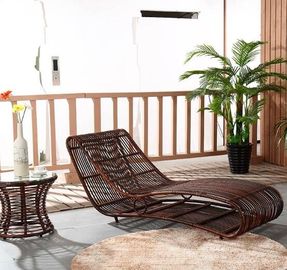 China Leisure Aluminium Outdoor Garden wicker beach chair PE Rattan patio Chaise Lounge chairs supplier