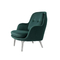 Modern Wooden Accent Armchair Hotel Furniture Singe Sofa Armchair Fiberglass Low Back Lounge Velvet Chairs supplier