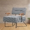 Nordic New Design Accent chair Luxury Meeting Linen Upholstered Single sofa Chair Modern Living Room Chairs supplier