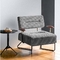 Nordic New Design Accent chair Luxury Meeting Linen Upholstered Single sofa Chair Modern Living Room Chairs supplier