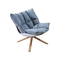 Modern Newest designer Husk chair muscle chair living room Swivel Lounge chair supplier