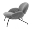 Modern design black legs fabric living room chair upholstered high back leisure chair with armrest supplier