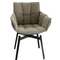 New Product Promotion Comfortable Living Room Husk Swivel Lounge Dining Chair supplier