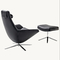 Metropolitan swivel chair Liviing room Lounge chair fabric recline chair supplier