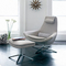 Metropolitan swivel chair Liviing room Lounge chair fabric recline chair supplier