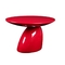 Modern Design red fiberglass painting finish mushroom shape modern round side coffee table supplier