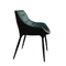 Nordic Home Furniture Comfortable Pu Leather Metal Legs design backrest upholstered For Living Room Dinning Chairs supplier