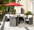Luxury Garden Poly Rattan Handwoven Solaris High Synthetic Wicker Outdoor Furniture Set supplier