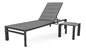 Outdoor Sun Lounger Patio Pool Chair Aluminum Material Poolside Furniture Beach Lounger chair supplier
