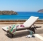 Outdoor PE Rattan Lounge Chair Balcony Seaside Swimming Pool Folding Beach Chair supplier