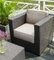 Aluminum Frame Outdoor Furniture L shaped Garden Sofa Set PE Rattan Furniture supplier