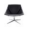 Modern design office chair leather sofa black leisure chairs set for office and hotel supplier