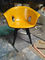 Classic Modern Luxury Fiberglass dining bar chair Upholstered PU Ginger Chair supplier