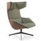Designer living room modern lounge chair office reception talks rotating armchair horn walk chair supplier