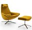 Injection foam chair lounge egg chair office furniture Aluminum swivel chair supplier