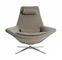 Injection foam chair lounge egg chair office furniture Aluminum swivel chair supplier