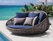 New Design PE Rattan Outdoor wicker Furniture Patio Garden Furniture lounge Sofa sun Bed supplier