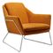 Modern steel frame fabric relax chair New York chaise lounge chair for living room furniture supplier