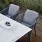 New design Hotel Aluminium Textilene chairs and table Outdoor Garden Backyard PE Rattan chair supplier