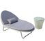 Leisure Aluminium PE Rattan Lounge chairs Outdoor Garden patio Beach chair supplier