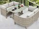 Poly Rattan patio Backyard Sofa sets Leisure Aluminium Outdoor Garden wicker sofa supplier