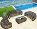 Poly Rattan wicker patio Backyard Sofa sets Leisure Aluminium Outdoor Garden sofa furniture supplier