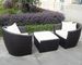 Leisure Aluminium PE Rattan Wicker Sofa sets Outdoor Garden Backyard wicker Patio sofa furniture supplier