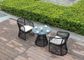 Leisure Aluminium PE Rattan Outdoor Garden wicker chair patio Backyard table and chairs supplier